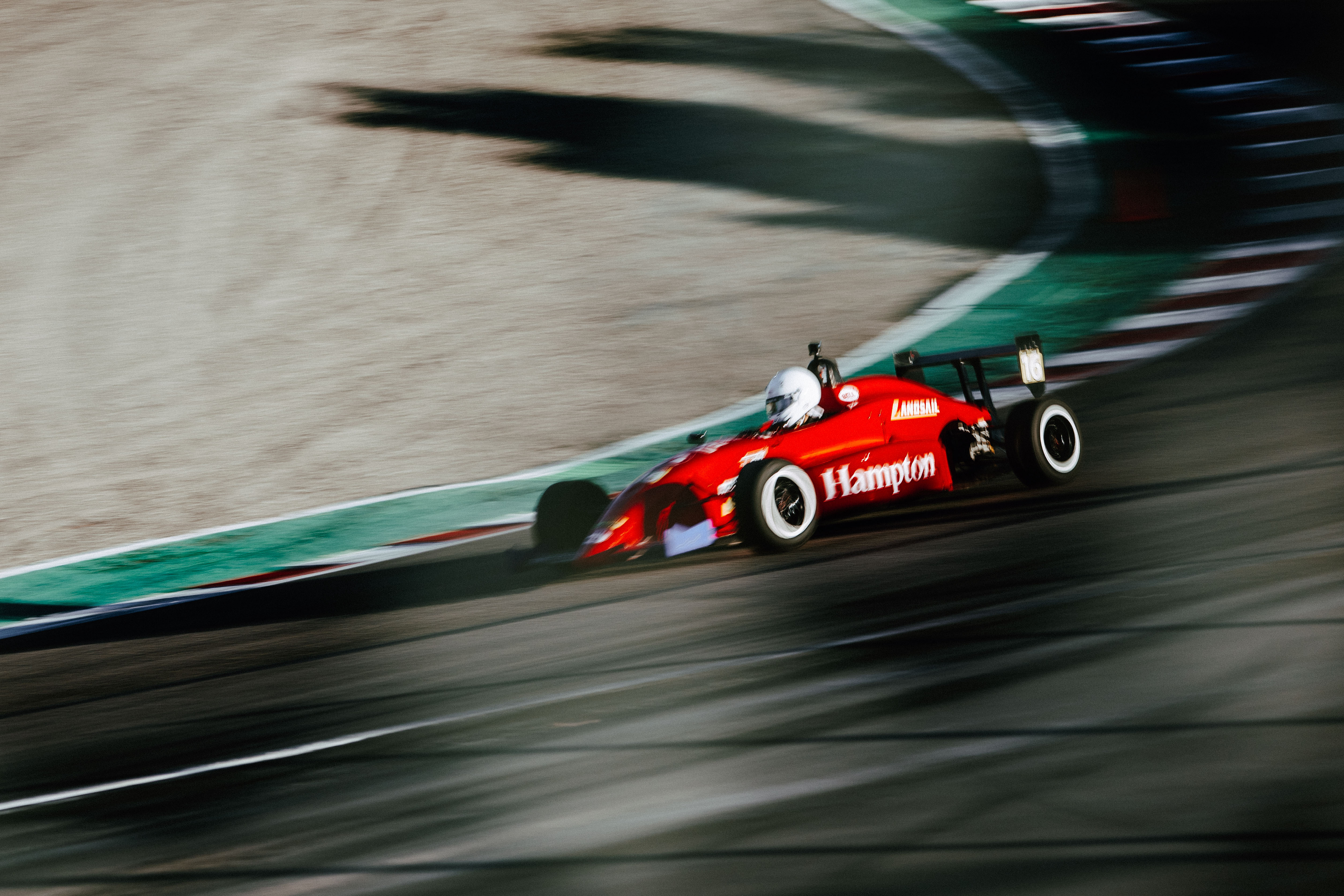 Hampton Formula car on track