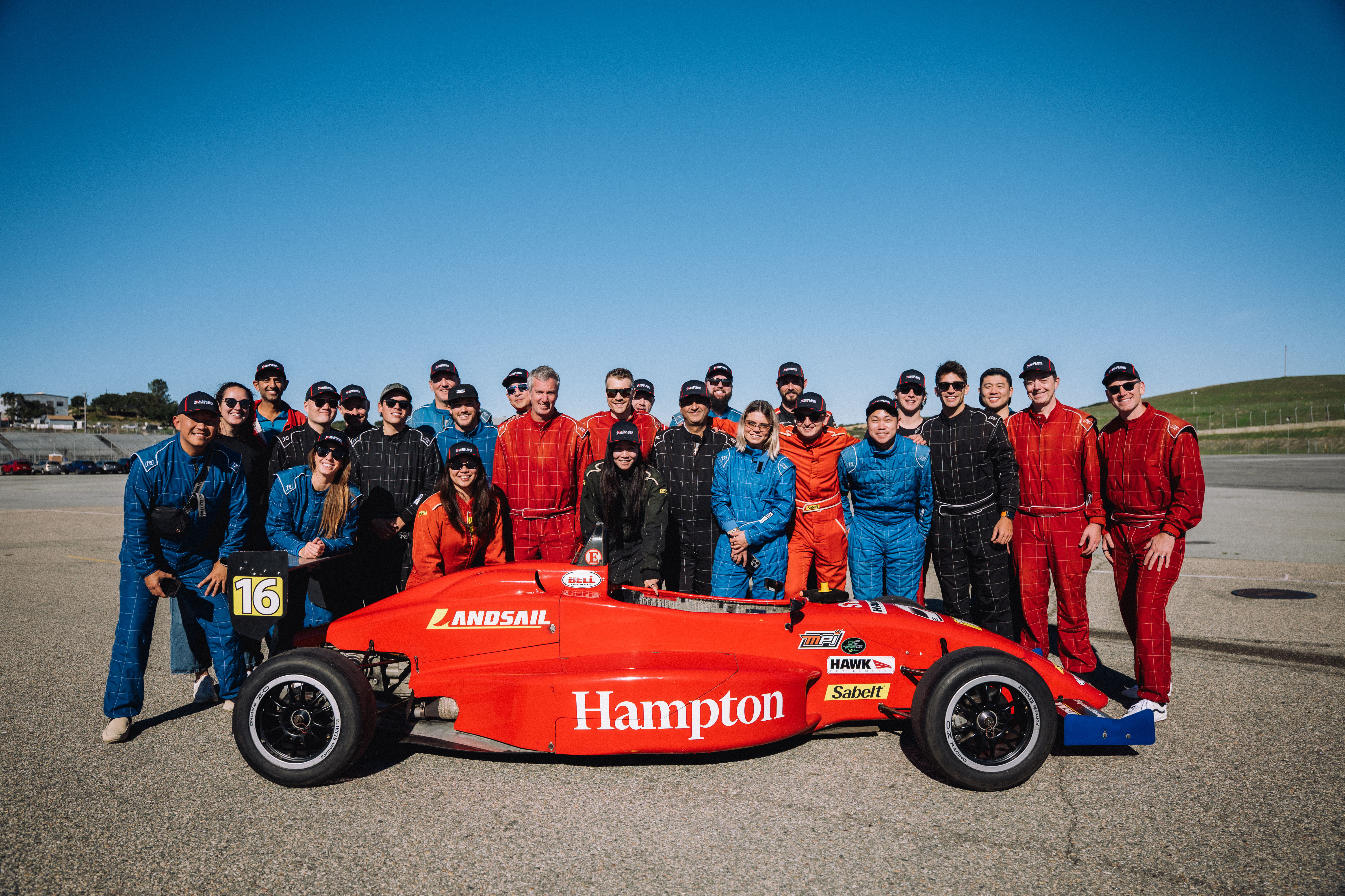 Hampton racing team group